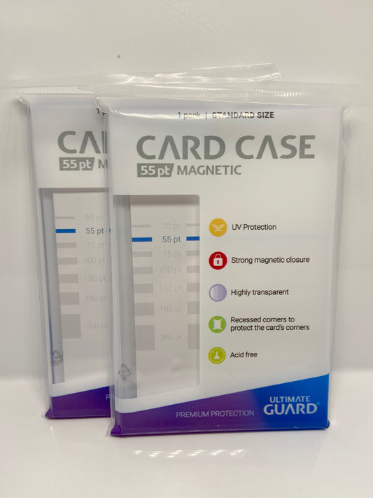 Two-Pack Ultimate Guard 55pt Magnetic One-Touch Card Case